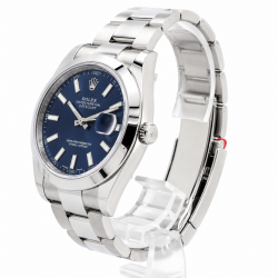 Rolex Datejust II 41MM 116300 Stainless Steel Blue Dial Watch